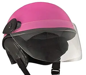 Anokhe Collections Junior Safety PC Shell scooter Helmets for Kids 3-12 Years (Small, Pink Glossy)