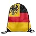 Produktbild Cupsbags Flag of Germany Cool Gym Drawstring Bags Travel Backpack Tote School Rucksack