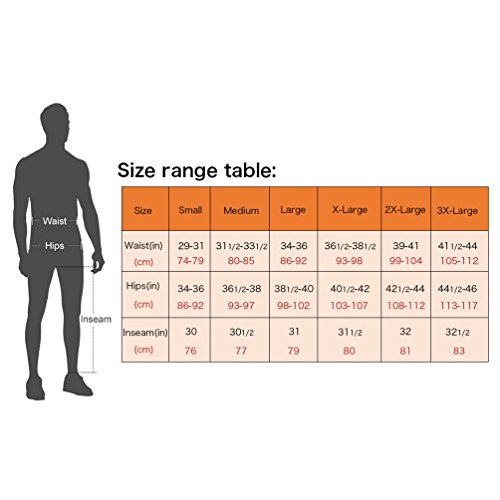 4Ucycling Herren Lange Fahrradhose 3D Sitzpolster Radhose Kompressionshose Radler Hose Fahrrad Tights Leggings - 2