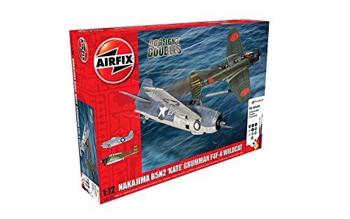 Preisvergleich Produktbild Airfix A50169 - Modellbausatz Dogfight Double B5N Kate / Wildcat F4F-4