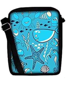 Snoogg , Damen Umhängetasche mehrfarbig multi