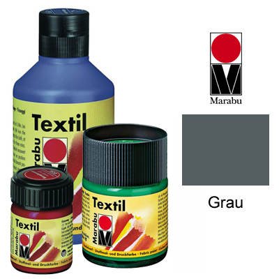 Marabu-Textilfarbe 50Ml Grau