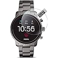 ARMOUR GUARDS 9H Screen Protector Guard | Tempered For FOSSIL Q EXPLORIST HR GEN 4 FTW4011 Smart Watch Full Screen Coverage (Except Edges) With Installation Kit (Transparent) - PACK OF 2