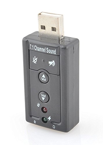 USB 2.0 Soundkarte 7.1 Adapter Audiokarte Sound Externe Neu #466 - 3