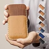  Microsoft Lumia 650 Dual SIM 550 950 XL 430 640 LTE 532 540 435 535 Leder Etui Hülle Tasche Cover Case personalisiert durch Prägung mit ihrem Namen