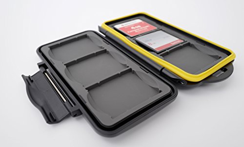 Ares Foto® MC-CF6 Speicherkarten Schutzbox / Memory Card Case / Card Safe / für 6 Stück CF Karten – New Edition 2017 for 6 Compact Flash Cards - 7