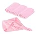 Vinmax Soft Hair Drying Towel Wrap turban head Hat Bun Cap (Pink)