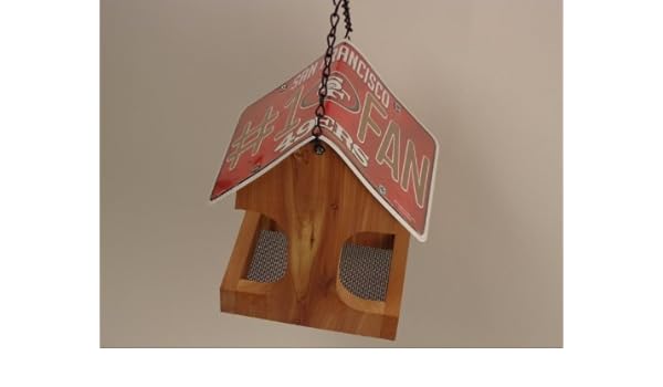 San Francisco 49ers 1 Fan Nfl Football Standard Bird Feeder