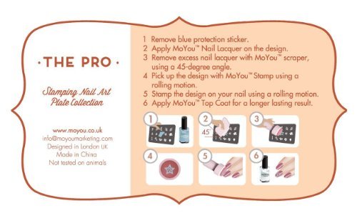 MoYou-London Nageldesign THE PRO Schablonen neue Kollektion 09 - 2
