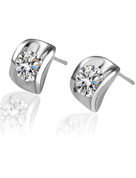 Modische Ohrringe Swarovski Elements für Damen Frauen Kinder Fashion Elegante Kristall 925 Sterling Silber Ohrstecker...