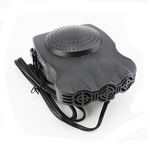 Villexun pare-brise Système de désembuage, 2 en 1 Auto Voiture ABS Chauffage Chauffage Hot Cool Fan pare-brise Système de désembuage Dégivreur