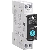 Energy Meter Switch, 16A DIY Smart Switch Compatible with Alexa, Google Home, WiFi Switch with Voice Control, Remote Control