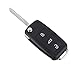 Imported 3 Button Remote Key FOB Shell Case &Uncut Blade for VW Polo GOLF MK6 Touareg RS.590.00