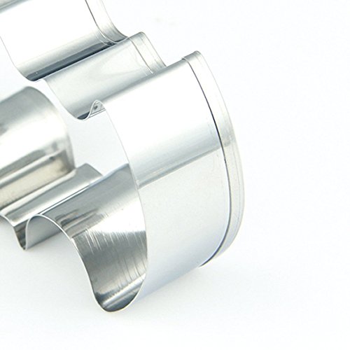 LAOMAO Edelstahl Ausstechform Offiziersbursche Ausstecher Backen Keks (Batman 1) - 4