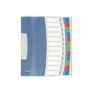 Esselte Vivida Trieur 12 touches en polypropylène A4 Multicolore