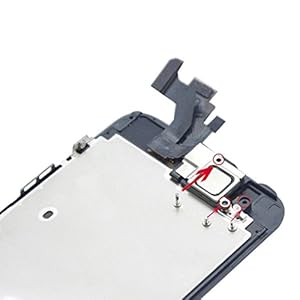 SANKA Schermo Display LCD Assembly Digitizer Sostituzione Schermo per iPhone 5-Nero - immagine 6