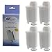 Produktbild spares2go Wasserfilter Kartusche Für Philips Gaggia kaffeemaschine Espresso Maker (4 Stück Filter)
