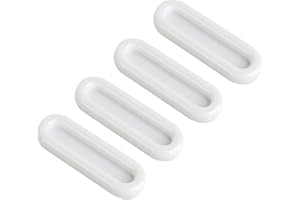 DURDIIY 4 szt. biały uchwyt okienny mocne samoprzylepne podwójne przeszklenie uchwyty okienne ABS okucia klamki okienne 7,5 x 2,5 cm Upvc uchwyty okienne do wszystkich rodzajów mobilnych okien i drzwi