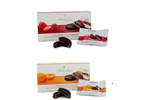 4 x Cioccolatini misti Anthon Berg, Fragola, Albicocca, ciliegia, Lampone Marzapane (220 g) con scatola (V Star)