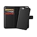 Price comparison product image Be Hello BeHello 2-in-1 Wallet Case Zwart voor iPhone 8 | 7 | 6s | 6