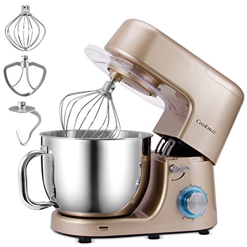 Cookmii 1800W Batidora Amasadoras Repostería Profesional, Robot De Cocina Automática Multifuncional Amasadoras De Pan Capacidad de 7,2 litros,6 velocidades