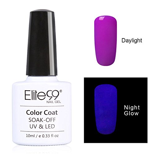 Elite99 UV Nagellack Nail Gel Polish Neon Fluorescent Leucht Effekt Nagelgel NEU Soak-off UV LED(1x10ML)