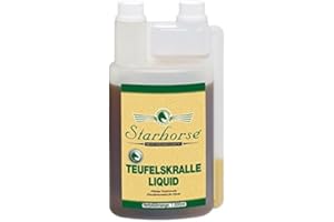INSCAPE DATA Starhorse Teufelskralle Liquid 1 L Dosierflasche für Pferde Bewegungsapparat