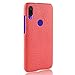 Price comparison product image GOGODOG Xiaomi Redme Note 7 Pro Case Full Cover Ultra Thin Matte Anti Slip Scratch Resistant Imitation Leather Protective Back Shell RedMI Note 7 Pro (Red)