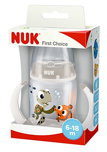 NUK First Choice 150 ml Trinklernbecher mit Trinktülle aus Silikon 6–18 Monate, Motiv: Findet Dorie - 2