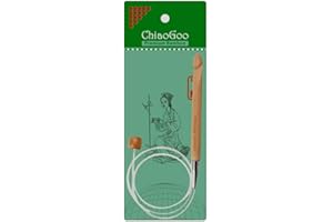 ChiaoGoo Tunisian hook flexible 80cm 6.00mm patina - 1pc
