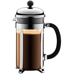 BODUM - 1928-16 - CHAMBORD - Cafetière à piston - 8 Tasses - 1.0 L