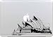 Produktbild Macbook Sticker , Stillshine Removable Schwarz Kreativ Macbook Sticker Aufkleber Skin Laptop Vinyl Decal Sticker Abziehbild Abziehbilder (Sydney Opera House)