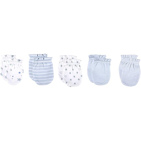 Moufles Bébé Anti-Griffures NORME - 3 Paires Coton Doux | Pour Nouveau-nés 0-12 Mois, Taille Unique