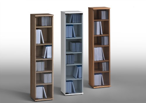 MAJA-Möbel 1882 5543 Medienregal, Kernbuche-Nachbildung, Abmessungen BxHxT: 25 x 110 x 24 cm - 3