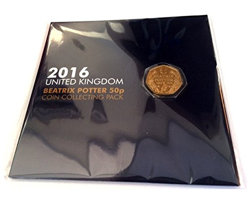 Brand New BU 2016 Full Set Beatrix Potter 24K carat Gold Plated 50p Fifty Pence Coin With Album (Full Sets with album)