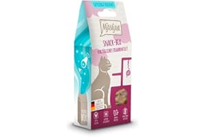 MJAMJAM Friandises Premium pour Chats - Coffret Friandises - Filet d'Autruche Exquis, 1 Paquet (1 x 40 g), Naturel