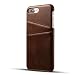 Produktbild FQIAO iPhone 7 Plus Tasche, PU Leder Schützend Telefon Zurück Dauerhaft Hülle Schlank Passen mit Zwei Kartensteckplätze für Apple iPhone 7 Plus 5.5 Zoll 2016 Freisetzung-Braun
