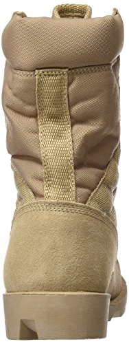 US Army Desert Combat Jungle Patrol Mens Boots Tan Suede Leather Khaki - 2