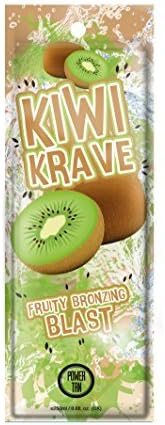 Power Tan Kiwi Krave Bronzing Sunbed Tanning Lotion Cream Accelerator 20ml