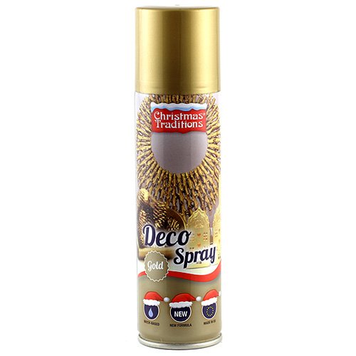 Idena Dekospray Weihnachten, 150 ml, 1 Stück, gold, 8580420
