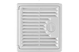 EVECS Escotilla de revisión con rejilla de ventilación, puerta de revisión, puerta de inspección, puerta de acceso, rejilla de ventilación, rejilla de ventilación de aire, circulación de aire, ventilación