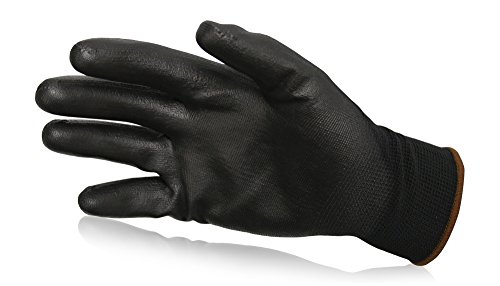 3 Paar Gartenhandschuhe Arbeitshandschuhe Schutzhandschuhe Herren Gr. 9 Montagehandschuhe Garten beschichtet atmungsaktiv - 2