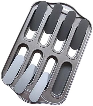 Startony Non-Stick 8 Hole Cupcake Muffin Baking Tray Dessert Pan with Loose Bases