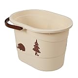 keeeper 1180187613800 karol „forest“ windeleimer mit deckel und tragegriff, cream/beige - 2