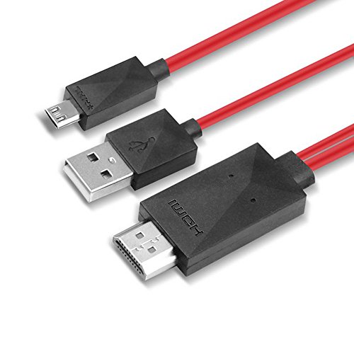 thanly MHL 11 Pin Micro-USB zu 1080p HDMI HDTV Kabel Adapter Kordel | Handy zu TV Kabel für Samsung S3 S4 S5 Note2 3 - 2