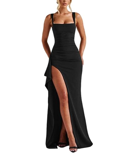 gyios elegant sequin off-shoulder maxi dress reviews Gyios dress Off-shoulder Gown Dress Elegant Sequin V-neck Maxi Dress For Evening Party Prom Off Shoulder Slim Split Long Dress-black-l : Amazon.ie: Fashion
