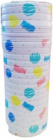 Insulated Bottle Holder – Single Insulator - PASTEL SCRIBBLES PRINT