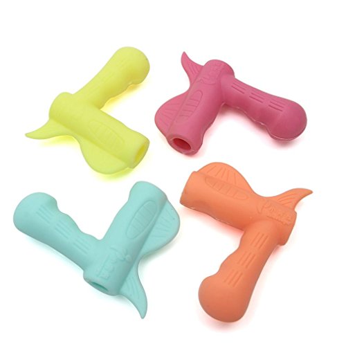 Agarres para l  pices  3PCS Set Ularma Nuevos Ni  os L  piz Titular Herramienta De Correcci  n De La Postura Del Apret  n De La Ayuda De Escritura De La Pluma  Color aleatoriamente   Regalo lindo para el regalo
