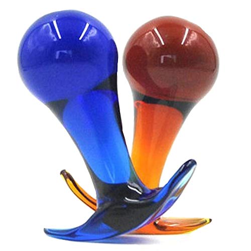 2 Sets Glass Anal Plug Crystal Dildo for Women Masturbation Butt Plug Waterproof Sex Toys