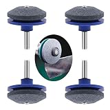 Aiguiseur de lame pour tondeuse à gazon Tondeuse à gazon pour jardin Grinder Aiguiseur de pierre pour kit de réparation pour perceuse à colonne, kit de 4